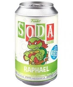 TEENAGE MUTANT NINJA TURTLES Vinyl Soda RAPHAEL W/Glow Chase (TMNT) SODA FIGURES