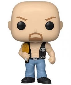 Pop! WWE STONE COLD STEVE AUSTIN W/Belt