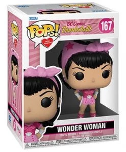 DC Comics Pop! DC Bombshells Pink WONDER WOMAN (Breast Cancer Awareness)