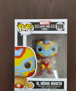 Pop! Marvel #709 El Heroe Invicto (Iron Man)(Luchadores)