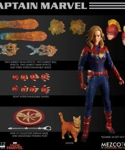 Captain Marevl CAPTAIN MARVEL Mezco 1:12 Action Figure Television