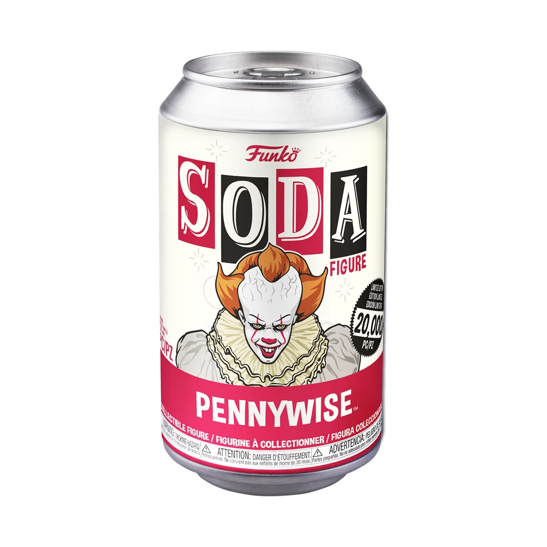 Funko Vinyl SODA PENNYWISE W/Chase Variant SODA FIGURES 1 Funko Vinyl SODA PENNYWISE W/Chase Variant SODA FIGURES