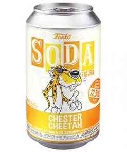 Ad Icons SODA FIGURES Vinyl Soda CHESTER W/Glow Chase (Cheetos)