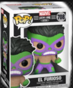 Pop! Marvel #708 EL FURIOSO (the Hulk)(Luchadores)