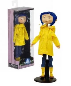 Neca 49503 Coraline - Bendy Fashion Doll - Rain Coat