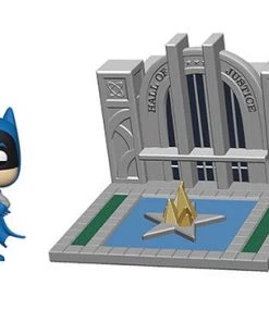Funko Pop! Town #09 BATMAN W/HALL Of JUSTICE (Batman 80th Anniversary)