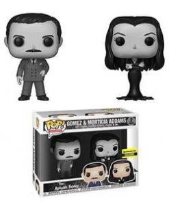 THE ADDAMS FAMILY Funko Pop! Tv GOMEZ & MORTICIA 2-Pack (E.E. Exclusive)