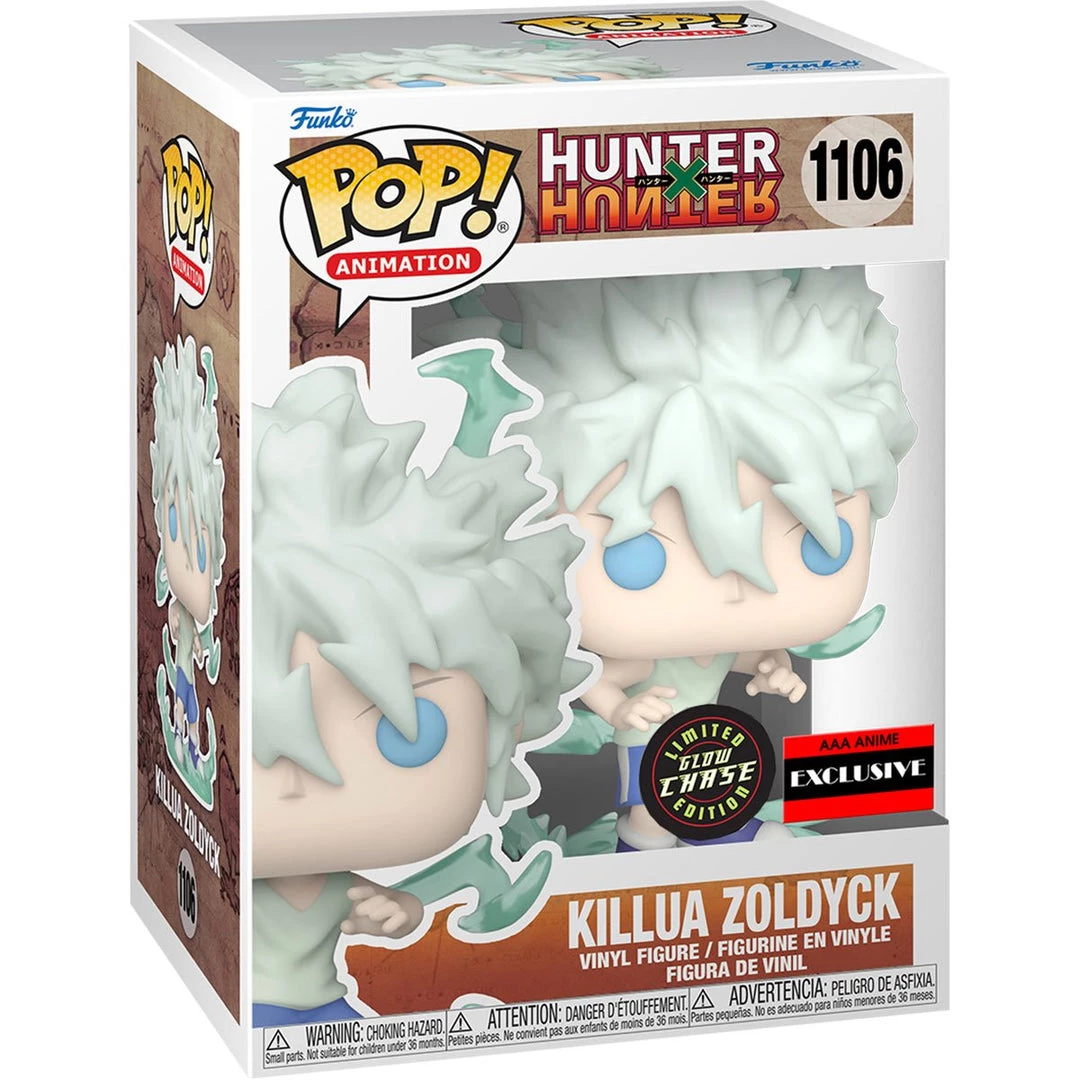 Television Pop! Animation #1106 KILLUA ZOLDYCK W/Glow Chase Variant (Hunter X Hunter)(Available For Pre-Order) 2 Television Pop! Animation #1106 KILLUA ZOLDYCK W/Glow Chase Variant (Hunter X Hunter)(Available For Pre-Order)