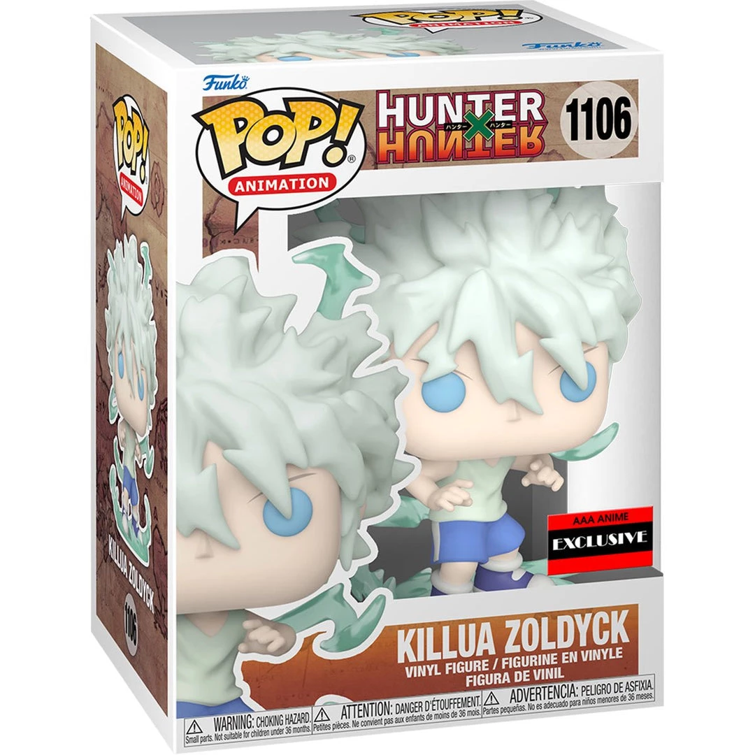 Television Pop! Animation #1106 KILLUA ZOLDYCK W/Glow Chase Variant (Hunter X Hunter)(Available For Pre-Order) 1 Television Pop! Animation #1106 KILLUA ZOLDYCK W/Glow Chase Variant (Hunter X Hunter)(Available For Pre-Order)