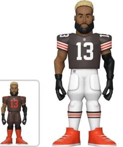 Gold 5" NFL: Browns Odell Beckham Jr W/Chase (HomeUni)