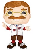 Sports Funko Pop! MLB Mascot TEDDY ROOSEVELT (Nationals)