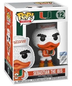 NCAA Pop! Mascots SEBASTIAN The IBIS (Miami HURRICANES) New Releases