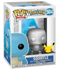 Television Pop! Games SQUIRTLE SILVER (Pokemon S8)(Available For Pre-Order)