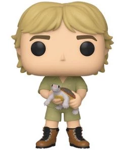 Funko Pop! TV STEVE IRWIN #921 Common Alligator/Chase Turtle (Crocodile Hunter) Television