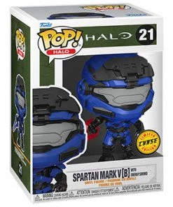 New Releases Pop! Games MARK V (B) W/Blue E Sword Chase (Halo Infinite)